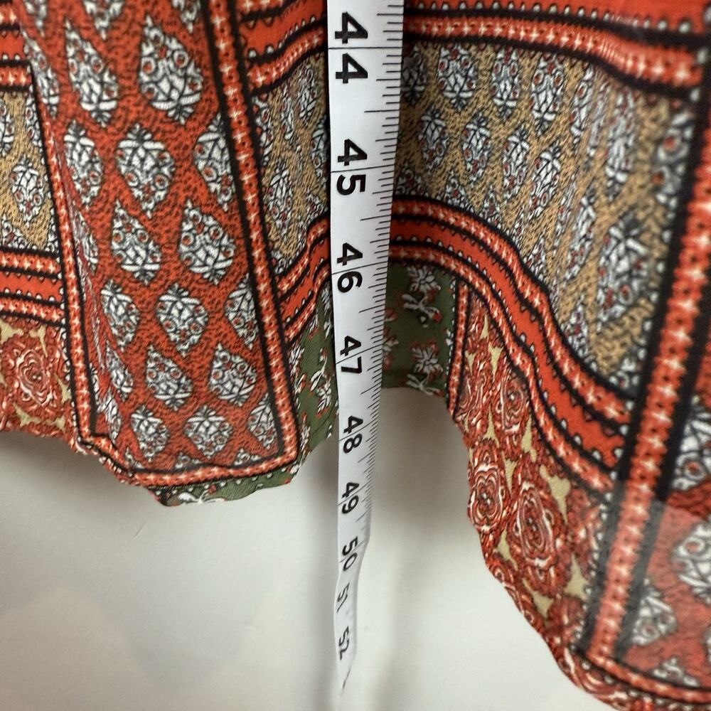 Roolee Womens Maxi Dress Small Mixed Print Country Cottagecore Long Modest Boho - Picture 8 of 8